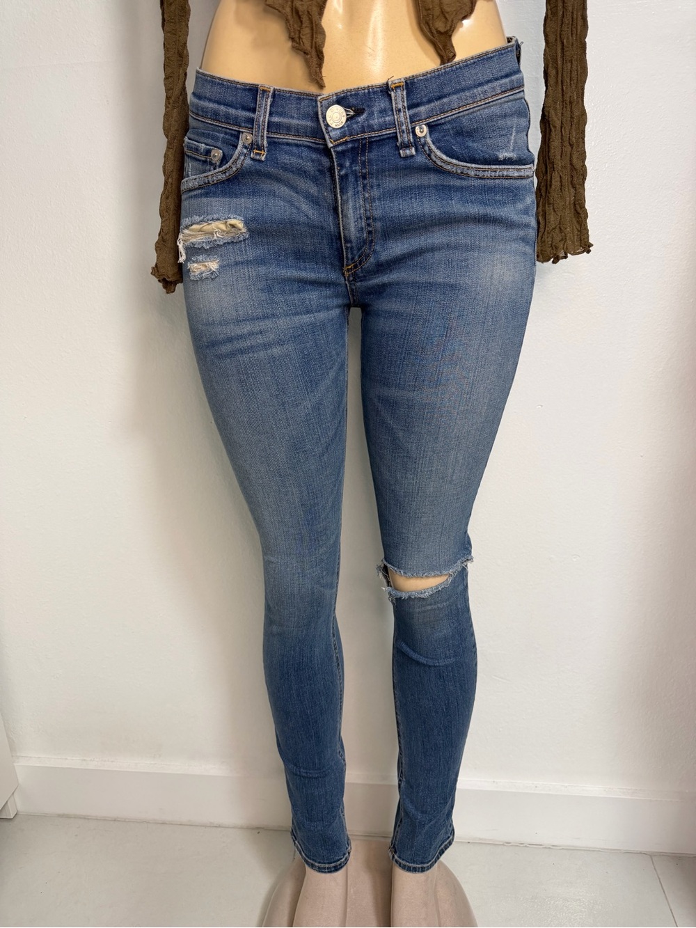 Rag & Bone The Skinny in Brunswick Size 28 Style W1502K520BRN